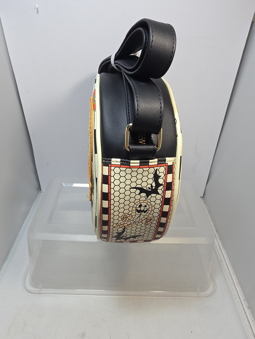 Loungefly Disney Nightmare Before Christmas Mosiac Crossbody Bag NWT - Picture 4 of 6
